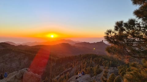 Nearby landmark, Day, Natural landscape, Mountain view, Sunset