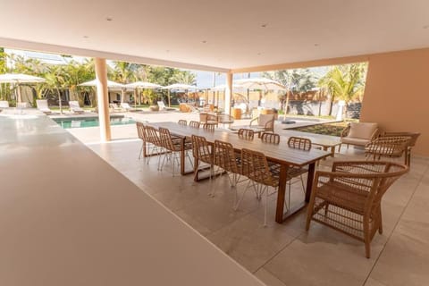 Patio, Pool view, Meals