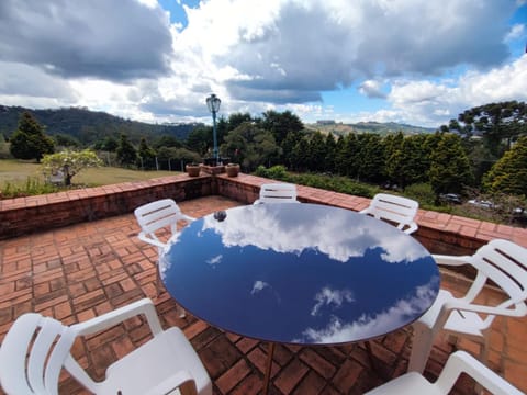 Patio, Natural landscape, Mountain view