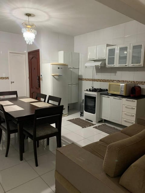 Dining area, locker, microwave, oven, stove