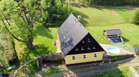 Property building, Bird's eye view, Summer, Garden, Swimming pool