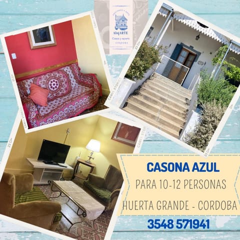 Alojarte en Punilla- Casona Azul hasta 12 personas House in Huerta Grande