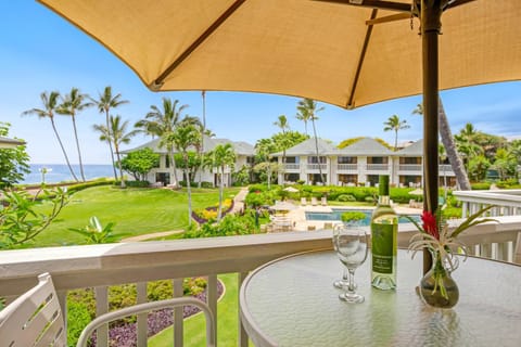 Patio, View (from property/room), Pool view, Sea view