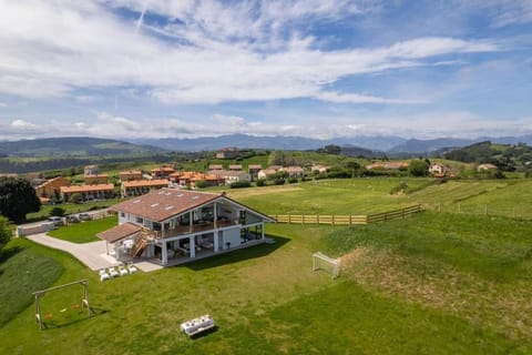 Property building, Nearby landmark, Spring, Day, Natural landscape, Bird's eye view, Mountain view