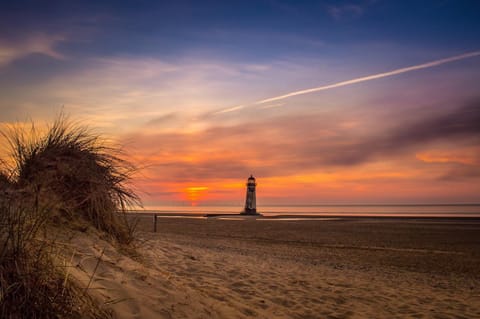 Nearby landmark, Natural landscape, Beach, Sunset