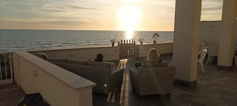 Natural landscape, Balcony/Terrace, Sea view, Sunset