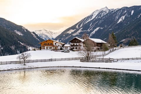 Property building, Natural landscape, Winter, Mountain view