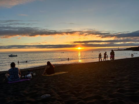 Natural landscape, Beach, Sea view, Sunset