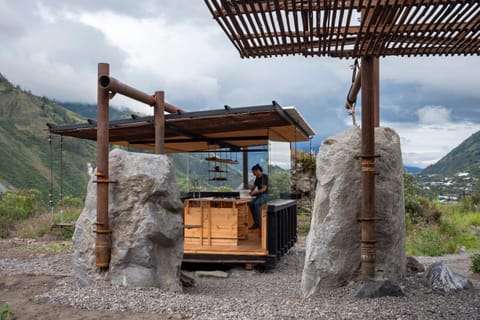 Natural landscape, kitchen