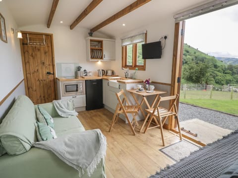 Tan Y Castell Shepherds Hut House in Llantysilio