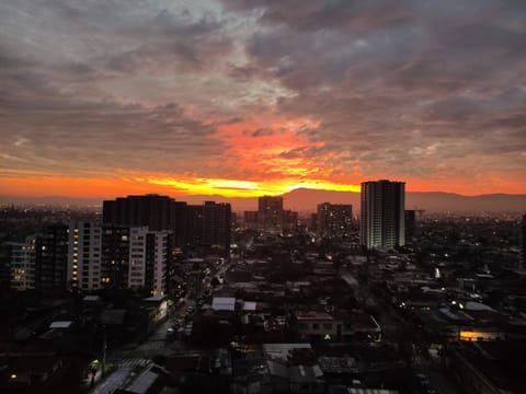 City view, Sunset