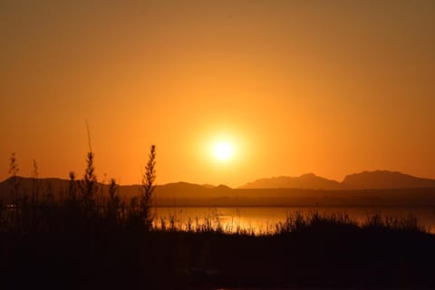 Lake view, Sunset