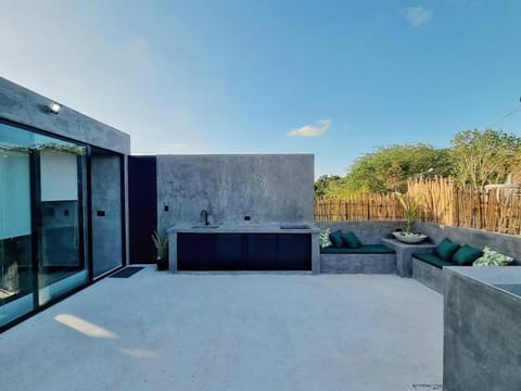 Patio, Day, Garden view