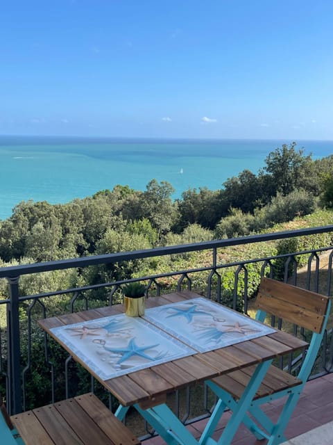 View (from property/room), Balcony/Terrace, Sea view