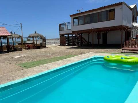 Property building, Patio, Pool view