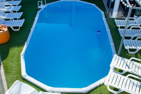 Toilet, Pool view, Swimming pool, sunbed