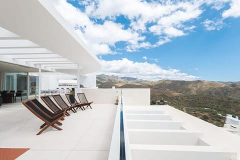 Luxury Penthouse Ocean Views Pool Palo Alto Apartment in Sierra de las Nieves