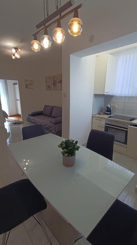 Living room, kitchen