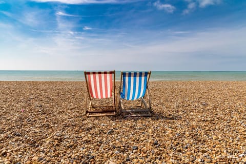 Day, Beach, sunbed