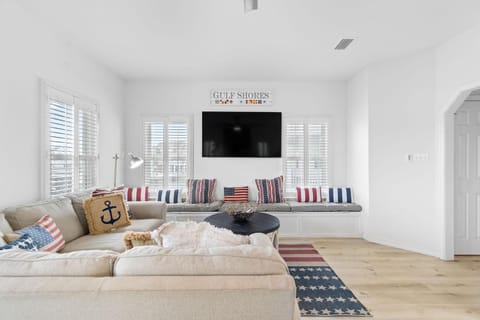 Red White and Beach House in West Beach