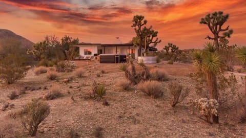 Kinetic House-Joshua Trees Sculptures Cowboy Pool Casa in Yucca Valley