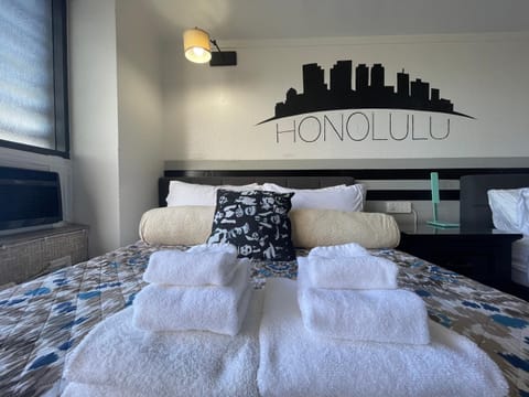*RareLayout*2Qn Beds*Great for Groups,Friends,Wakiki Copropriété in McCully-Moiliili