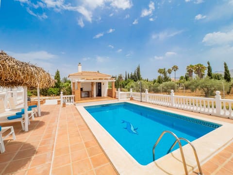 Patio, Day, Natural landscape, Pool view, Swimming pool, sunbed