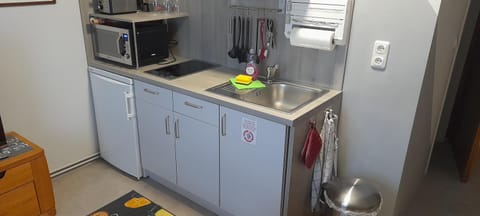 Kitchen or kitchenette, stove, stove, towels, kitchen