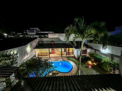 Patio, Night, Pool view, Swimming pool, Swimming pool