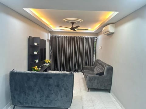 Living room, Seating area, air conditioner