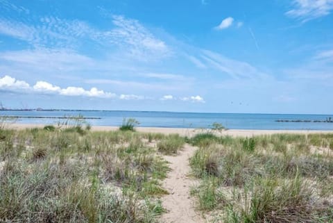 Penthouse on private beach very quit and peaceful near the pier newly remodeled. Condominio in Norfolk