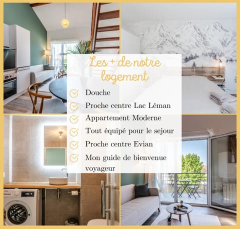 Appartement T2 Moderne Neuf Collonge Condo in Canton of Geneva