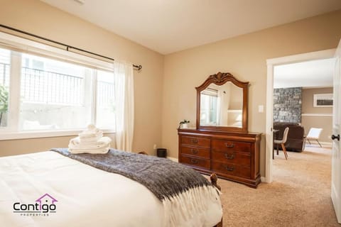 Peaceful 2 BD Oasis, Bsmt Suite, Private Terrace, Near YQL Condo in Lethbridge