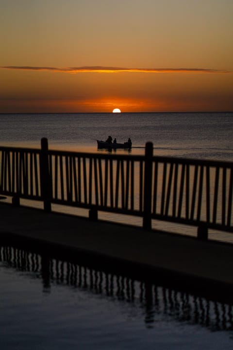 Natural landscape, Sea view, Sunset