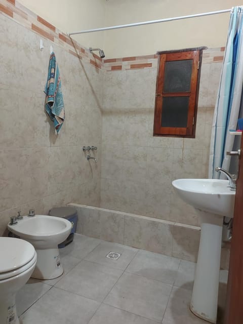 Shower, Bathroom, bidet, towels