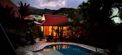 Property building, Pool view