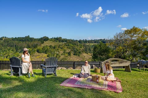 Natural landscape, Garden, Mountain view, group of guests