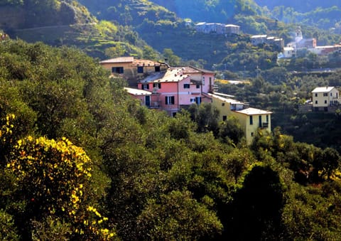 Haus mit tollem Meerblick in romant Bergdorf House in Levanto