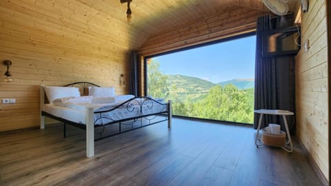 Communal lounge/ TV room, Bed, Natural landscape, TV and multimedia, View (from property/room), Photo of the whole room, Bedroom, Mountain view