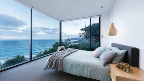 Bed, Natural landscape, View (from property/room), Photo of the whole room, Bedroom, Sea view