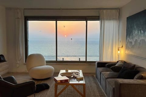 Beachfront apartment with breathtaking sea view Condo in Netanya
