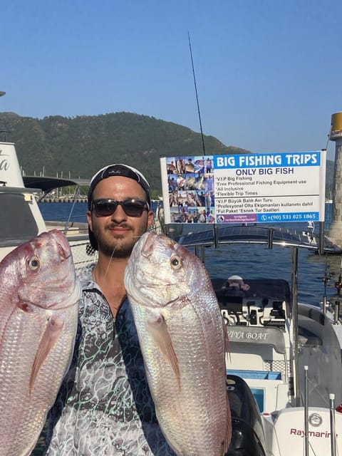 Big Fishing Marmaris - Turkey Fishing Charter Docked boat in Marmaris