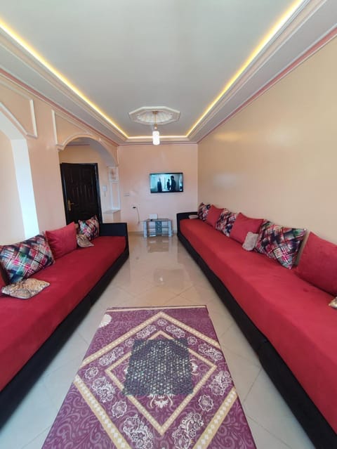 Appartement Meublé Avec 3 Façades Dans Une Zone Calme Condominio in Tangier