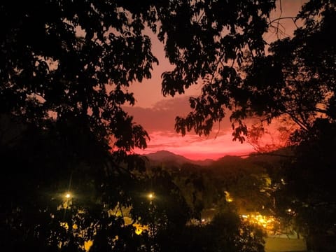 Natural landscape, Mountain view, Sunset