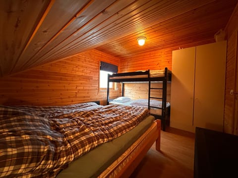 Bed, Photo of the whole room, Bedroom, bunk bed, wardrobe