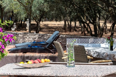 Food and drinks, Dining area, Garden view