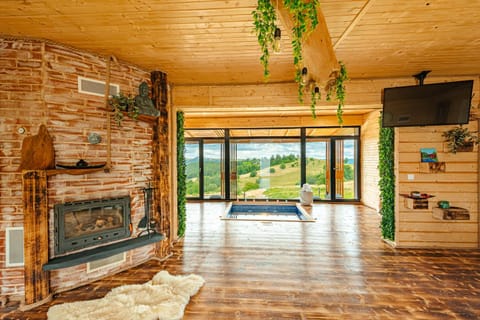 Natural landscape, Living room, flat iron