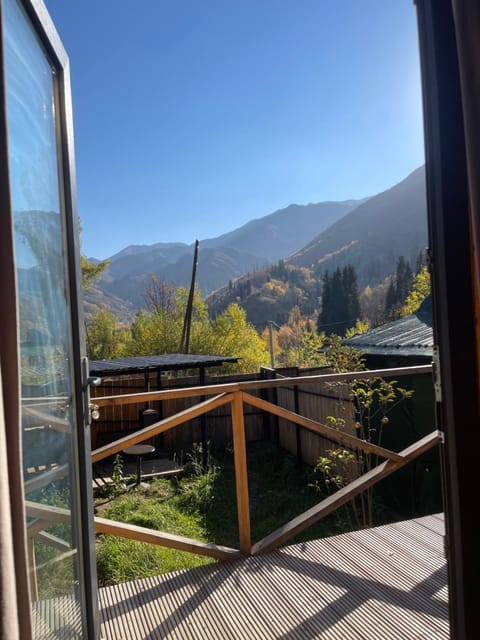 Day, Natural landscape, View (from property/room), Balcony/Terrace, Mountain view