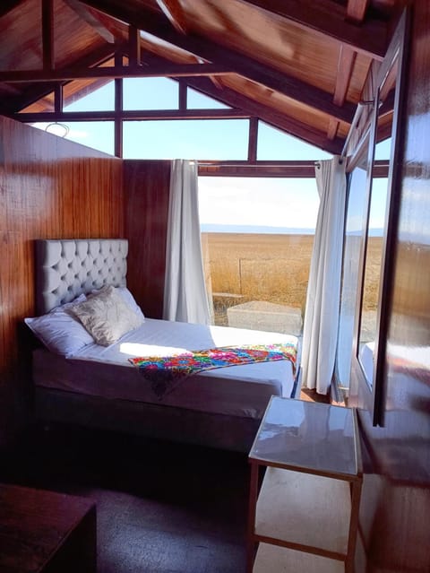 Bed, Natural landscape, Living room