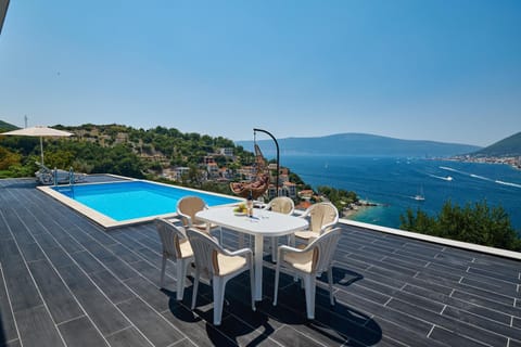 Patio, Pool view, Sea view, Swimming pool